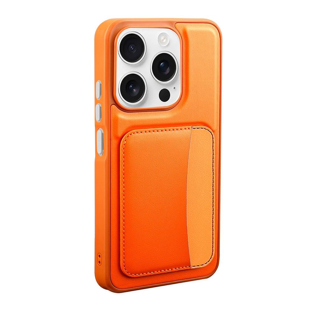 Apple iPhone 15 Kılıf Kartlıklı Zore X-Kart Silikon Kapak