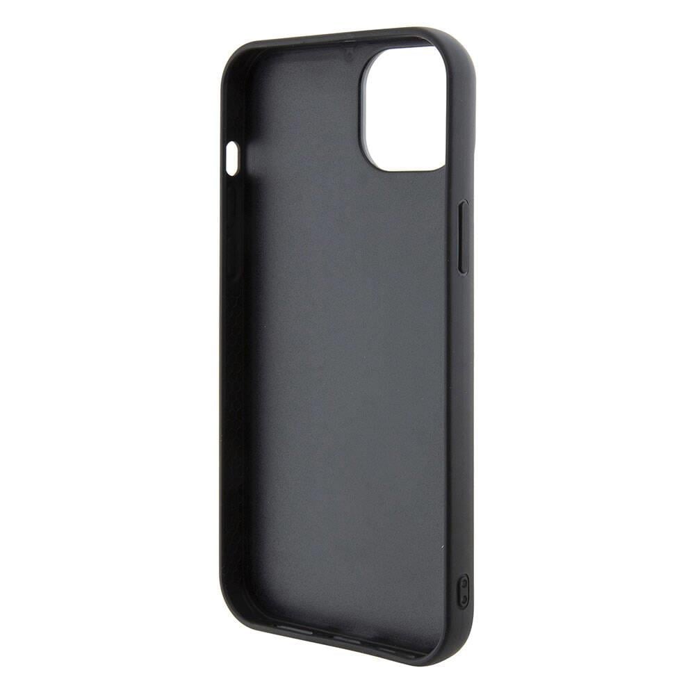 Apple iPhone 15 Plus Kılıf Ferrari Orjinal Lisanslı M-safe Şarj Özellikli Metal Logolu PU Karbon Kapak
