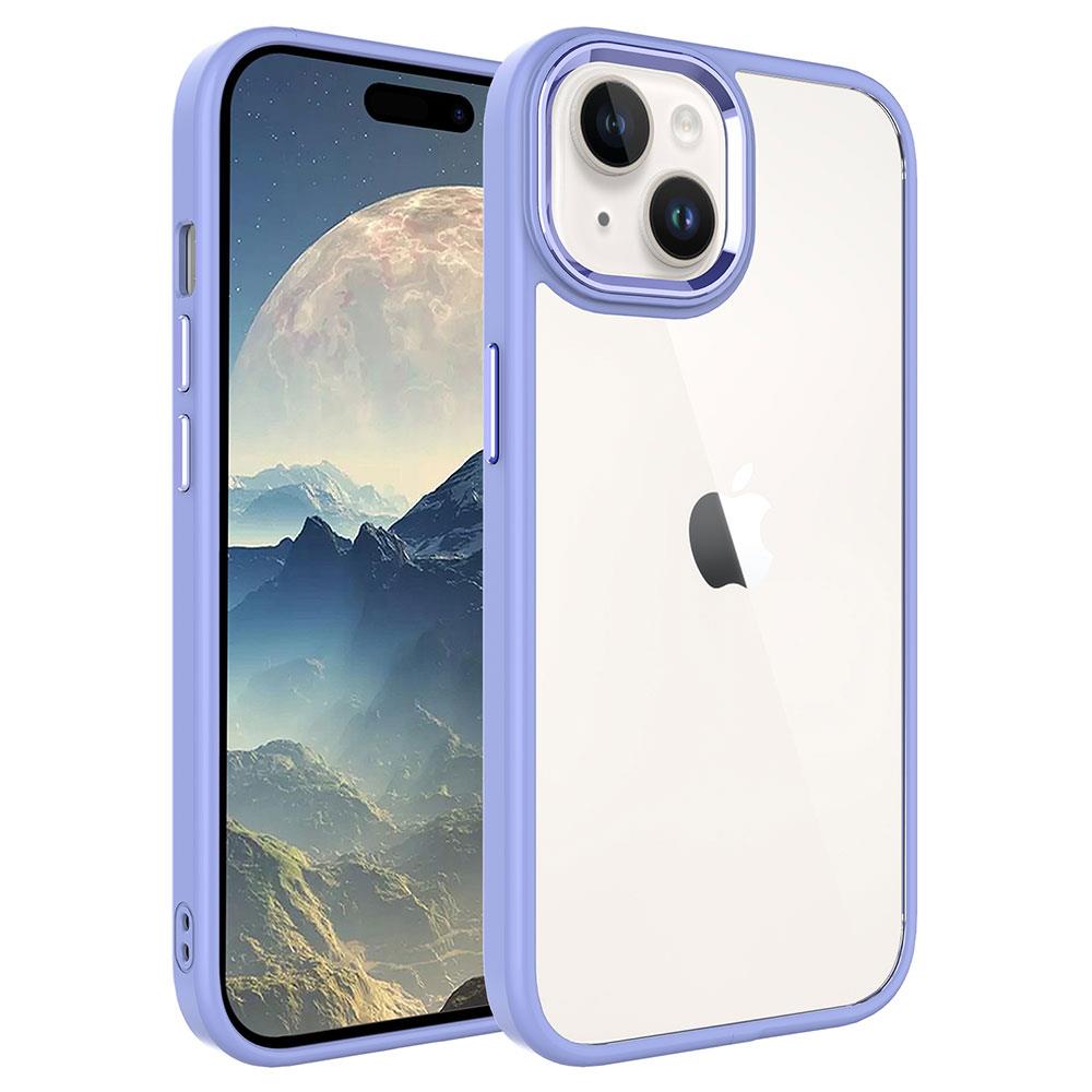 Apple iPhone 15 Plus Kılıf Zore Krom Kapak