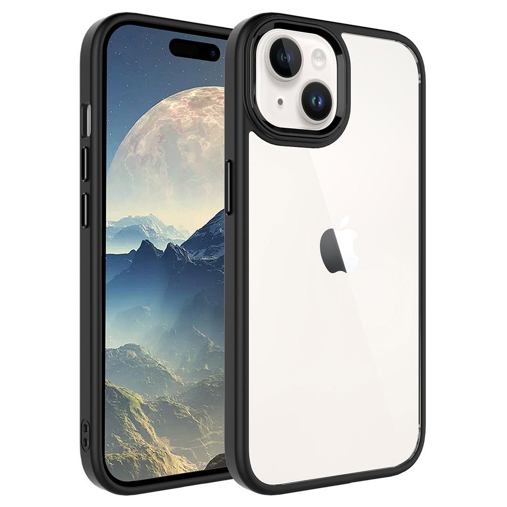 Apple iPhone 15 Plus Kılıf Zore Krom Kapak