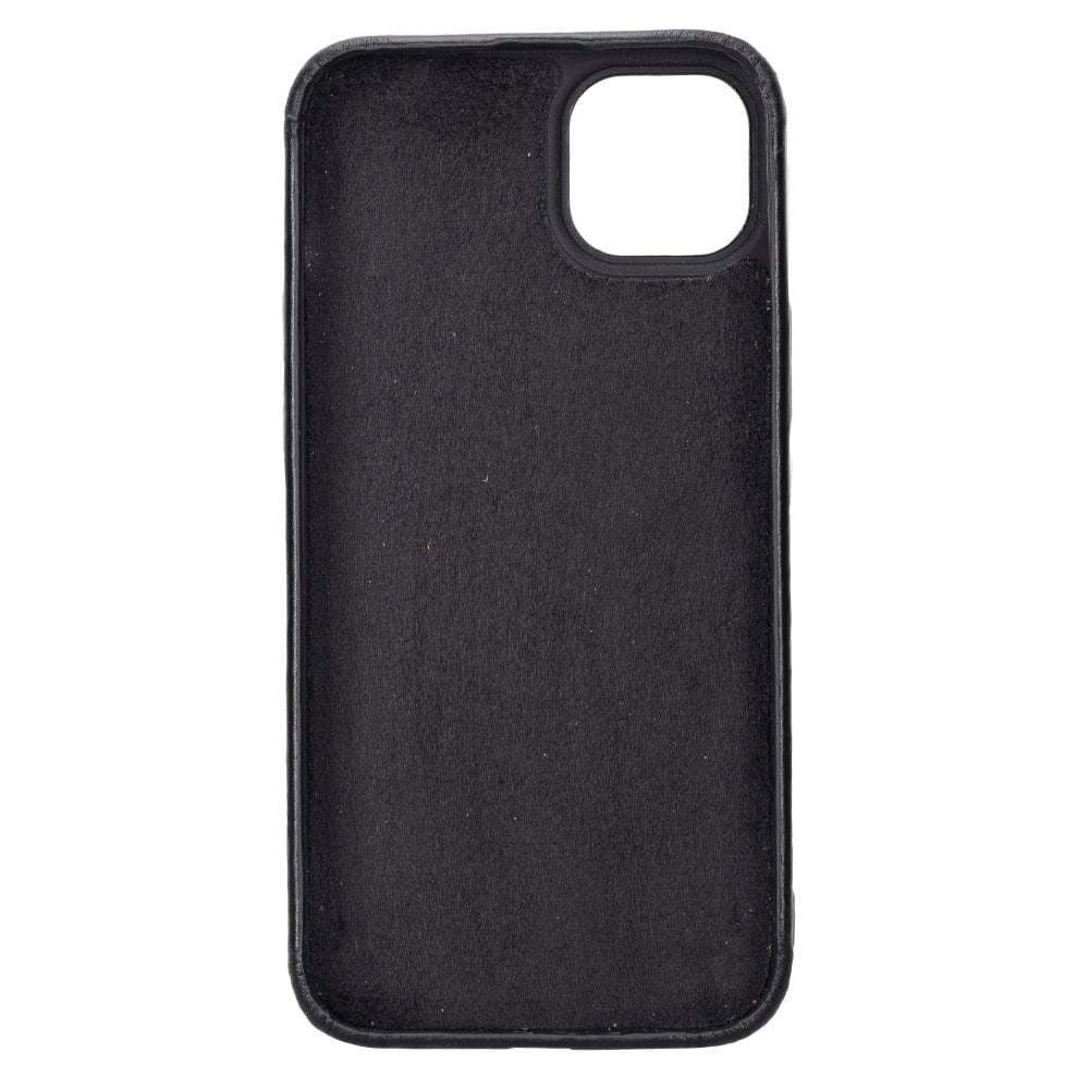 Apple iPhone 15 Plus Uyumlu Deri Arka Kapak ROCK RST1
