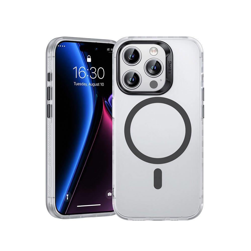 Apple iPhone 15 Pro Kılıf M-safe Şarj Özellikli Benks Lucid Armor Kapak