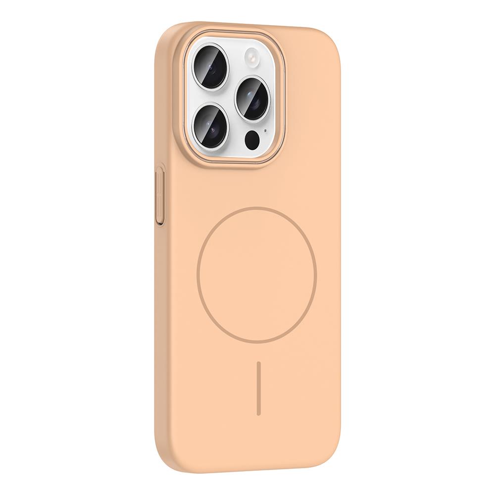 Apple iPhone 15 Pro Kılıf Magsafe Şarj Özellikli Zore Ruby Silikon Kapak
