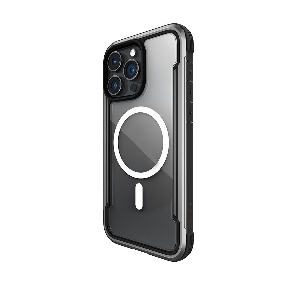 Apple iPhone 15 Pro Max Kılıf M-safe Şarj Özellikli Airbagli Raptic Shield Serisi Şeffaf Arka Yüzey Kapak