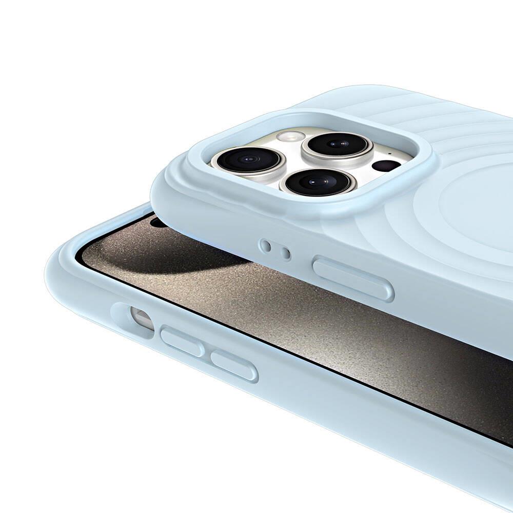 Apple iPhone 15 Pro Max Magsafe Şarj Özellikli Airbagli Mat Görünümlü Zore Hepi Kapak