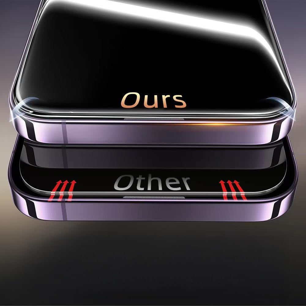 Apple iPhone 15 Pro Max Zore 2.5D Oliv HD Temperli Cam Ekran Koruyucu + Kolay Uygulama Aparatı