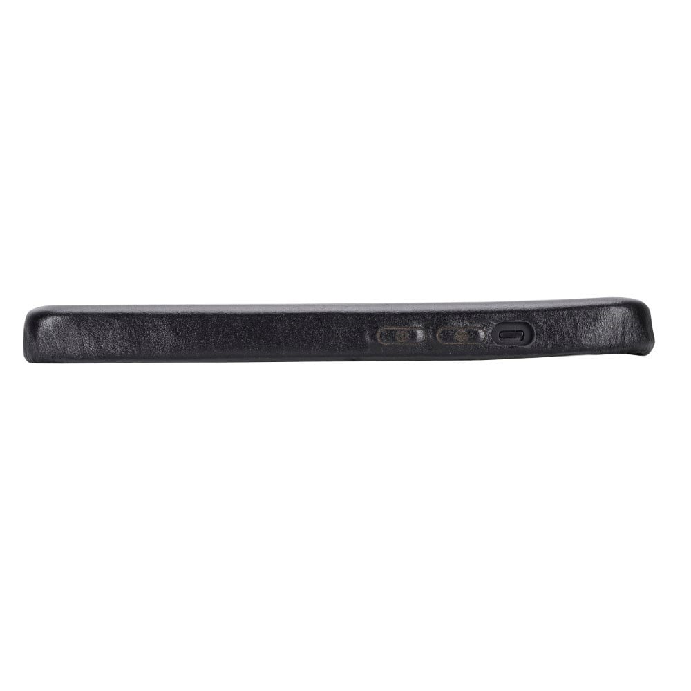 Apple iPhone 15 Uyumlu Deri Arka Kapak ROCK RST1