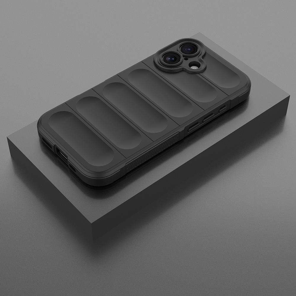 Apple iPhone 16 Kılıf Esnek TPU Oyuklu Arka Yüzey Tasarımlı Zore Etnik Silikon Kapak