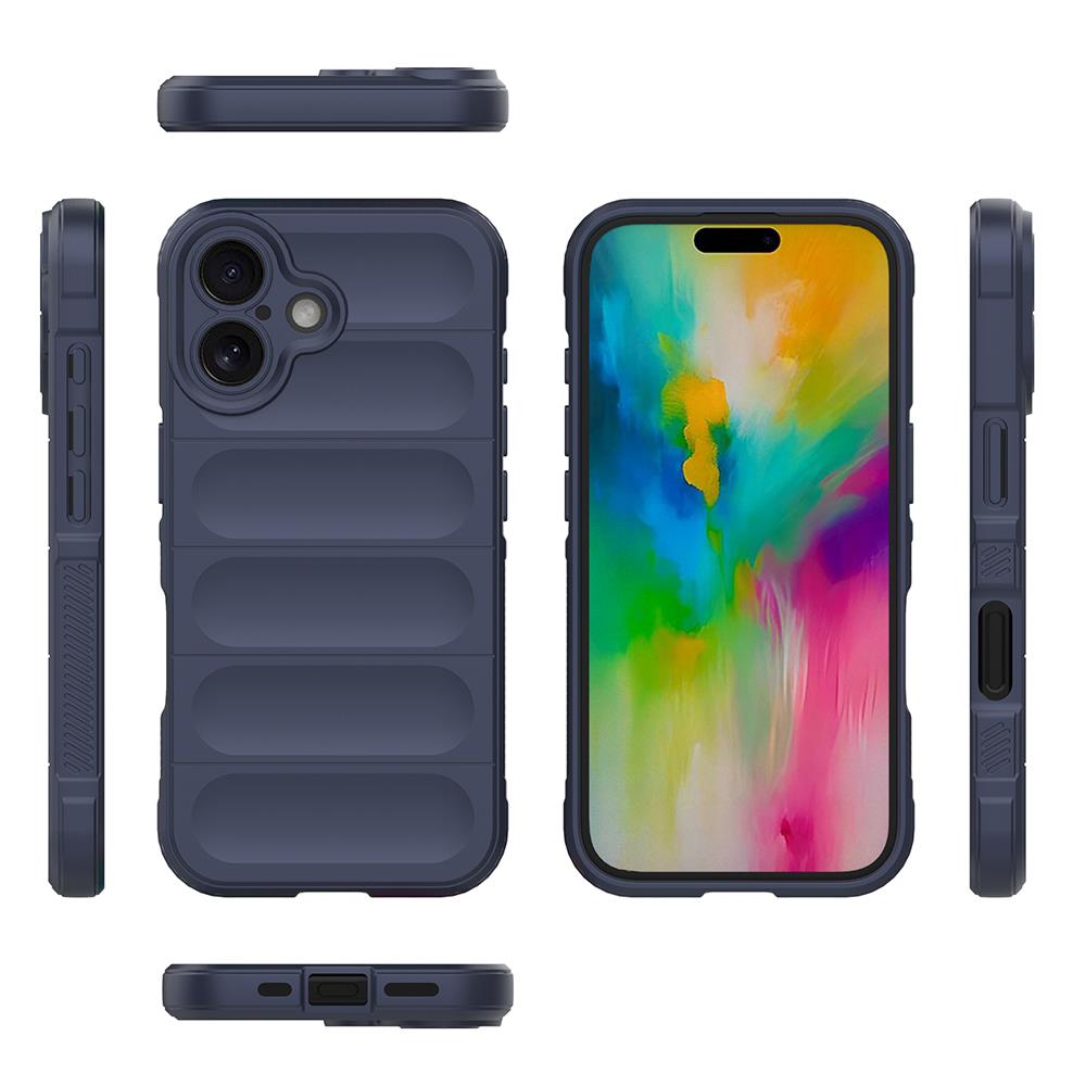 Apple iPhone 16 Kılıf Esnek TPU Oyuklu Arka Yüzey Tasarımlı Zore Etnik Silikon Kapak