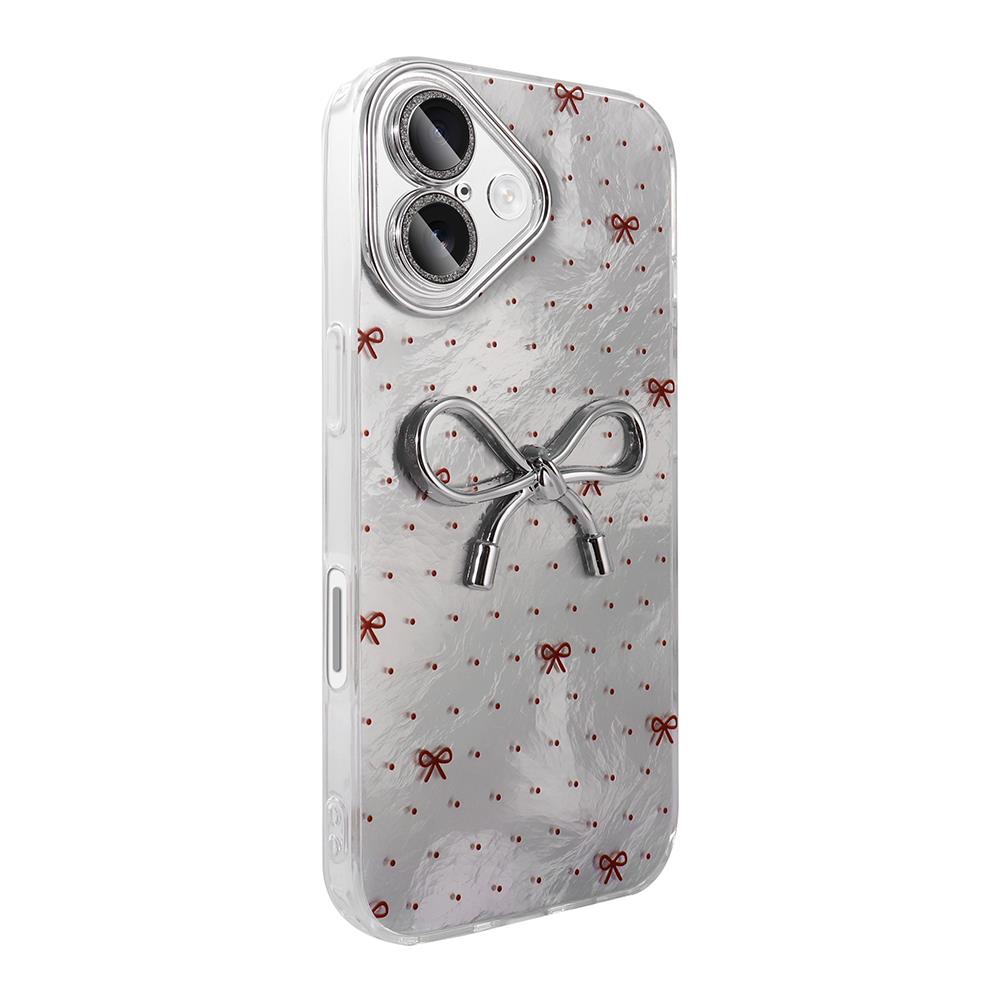 Apple iPhone 16 Kılıf Kamera Korumalı Figürlü Zore Ponti Silikon Kapak