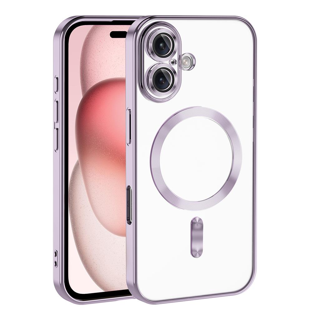 Apple iPhone 16 Kılıf Kamera Korumalı Magsafe Wireless Şarj Özellikli Zore Demre Kapak