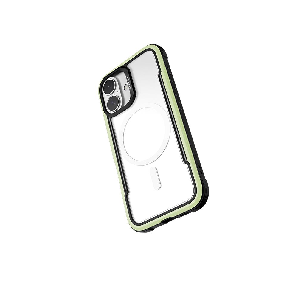 Apple iPhone 16 Kılıf M-safe Şarj Özellikli Airbagli Raptic Shield Serisi Şeffaf Arka Yüzey Kapak