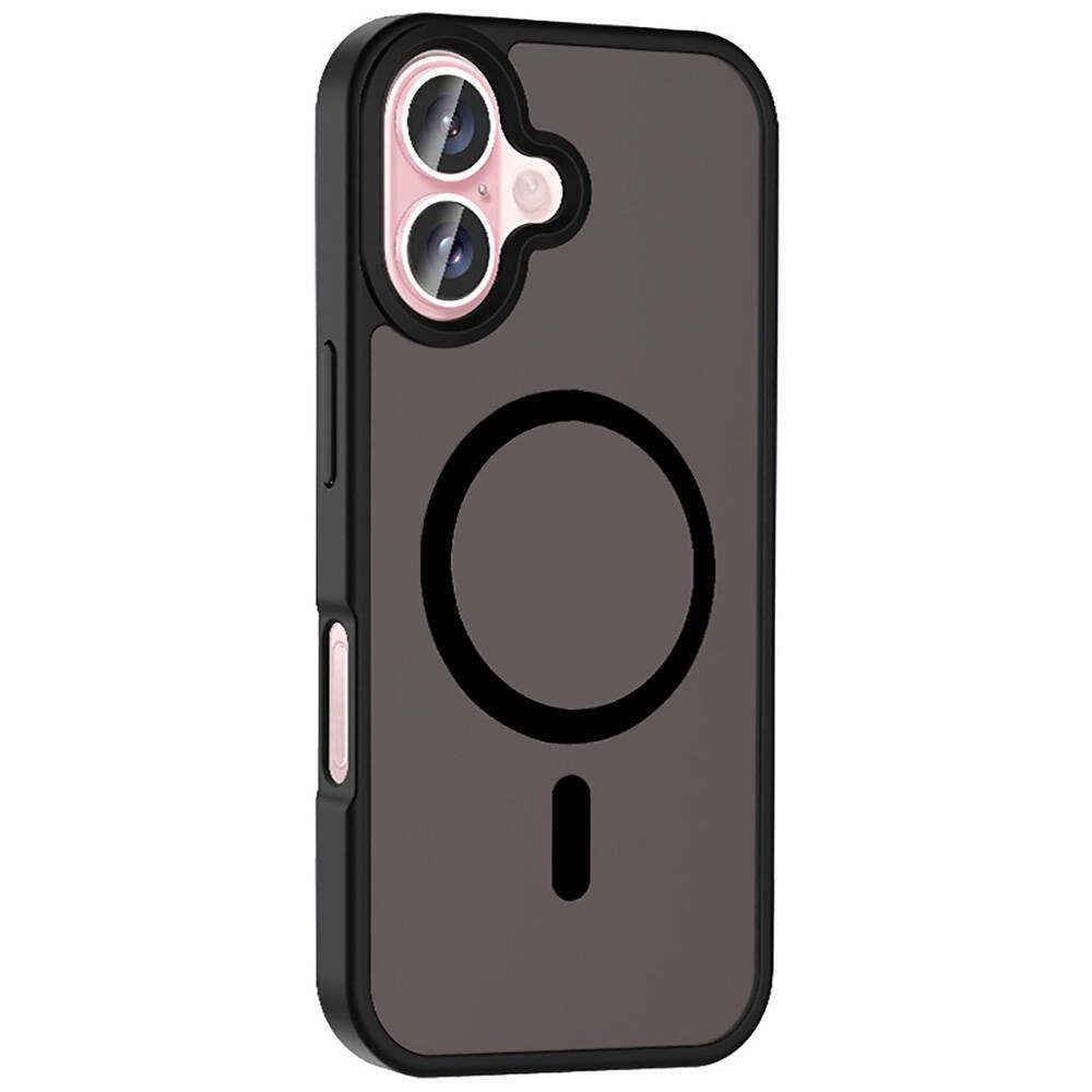 Apple iPhone 16 Kılıf Magsafe Şarj Özellikli Mat Arka Yüzey Zore Sio Kapak