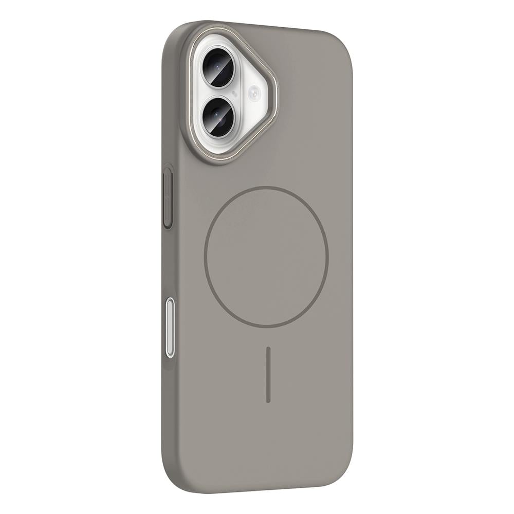 Apple iPhone 16 Kılıf Magsafe Şarj Özellikli Zore Ruby Silikon Kapak