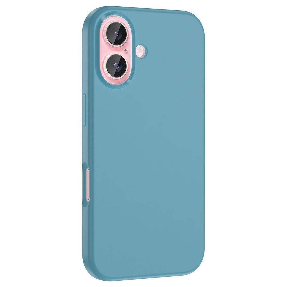 Apple iPhone 16 Kılıf Magsafe Şarj Özellikli Sıvı Teknolojili Silinebilir Sert Zore Kivi Kapak