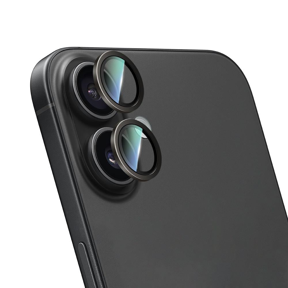 Apple iPhone 16 Plus CaseWorld Alloy Serisi Oleofobik Anti Reflective Kamera Lens Koruyucu