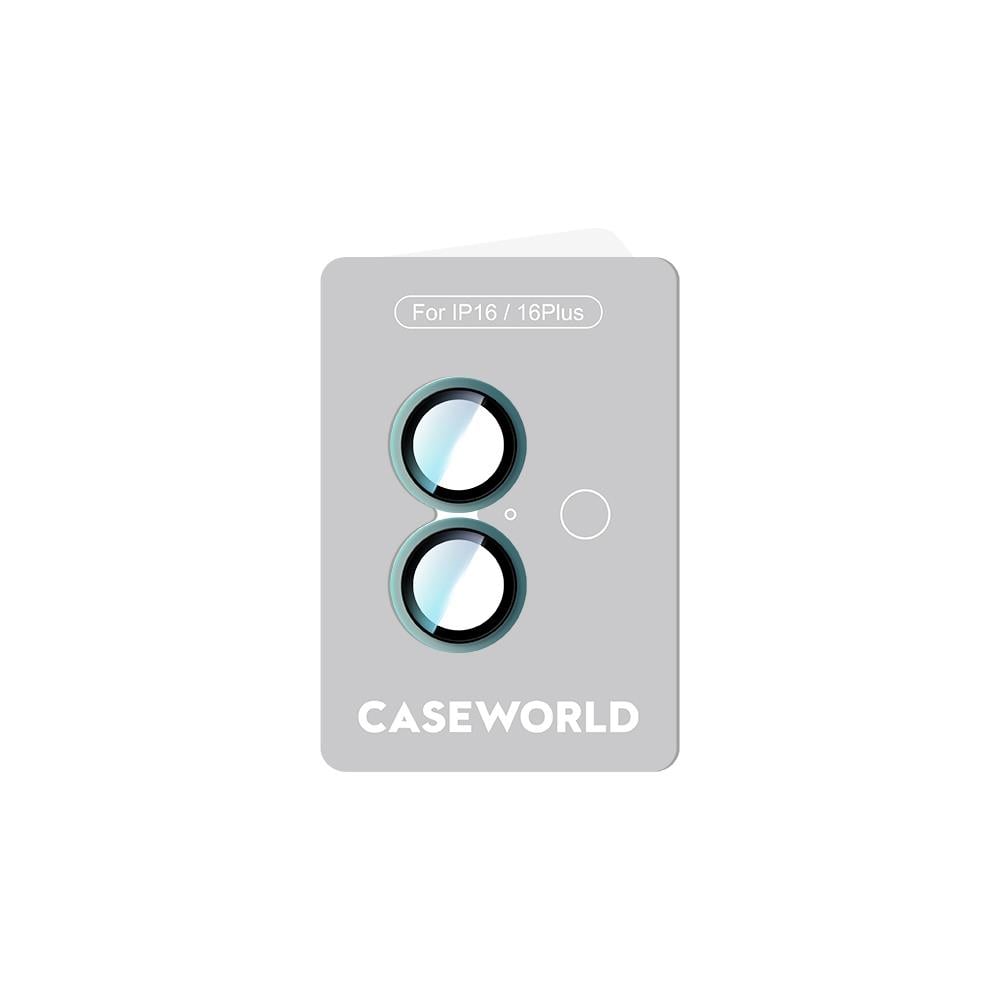 Apple iPhone 16 Plus CaseWorld Alloy Two-Color Serisi Lens Koruyucu