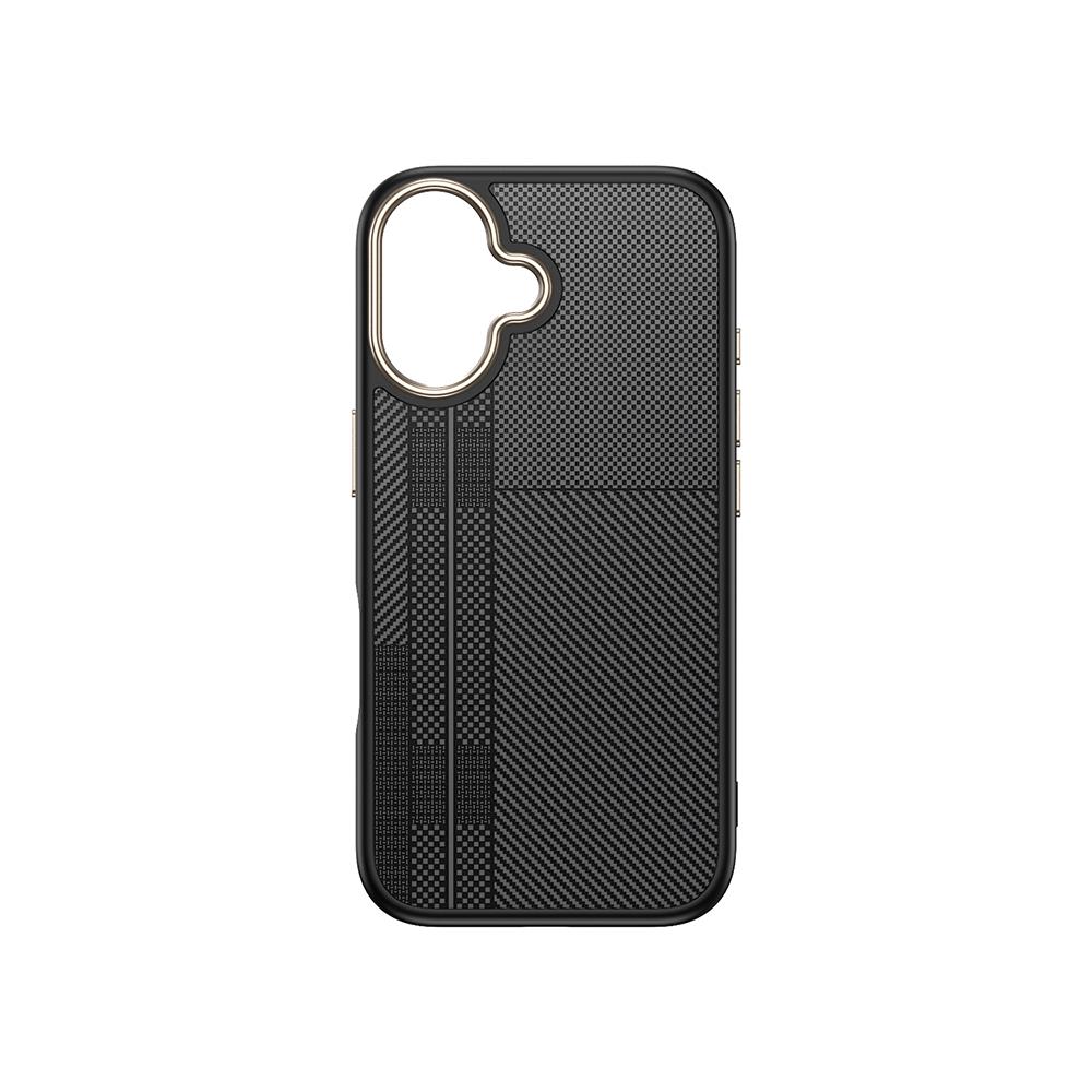 Apple iPhone 16 Plus Kılıf M-safe Şarj Özellikli Karbon Fiber Görünümlü Zore Antina Kapak