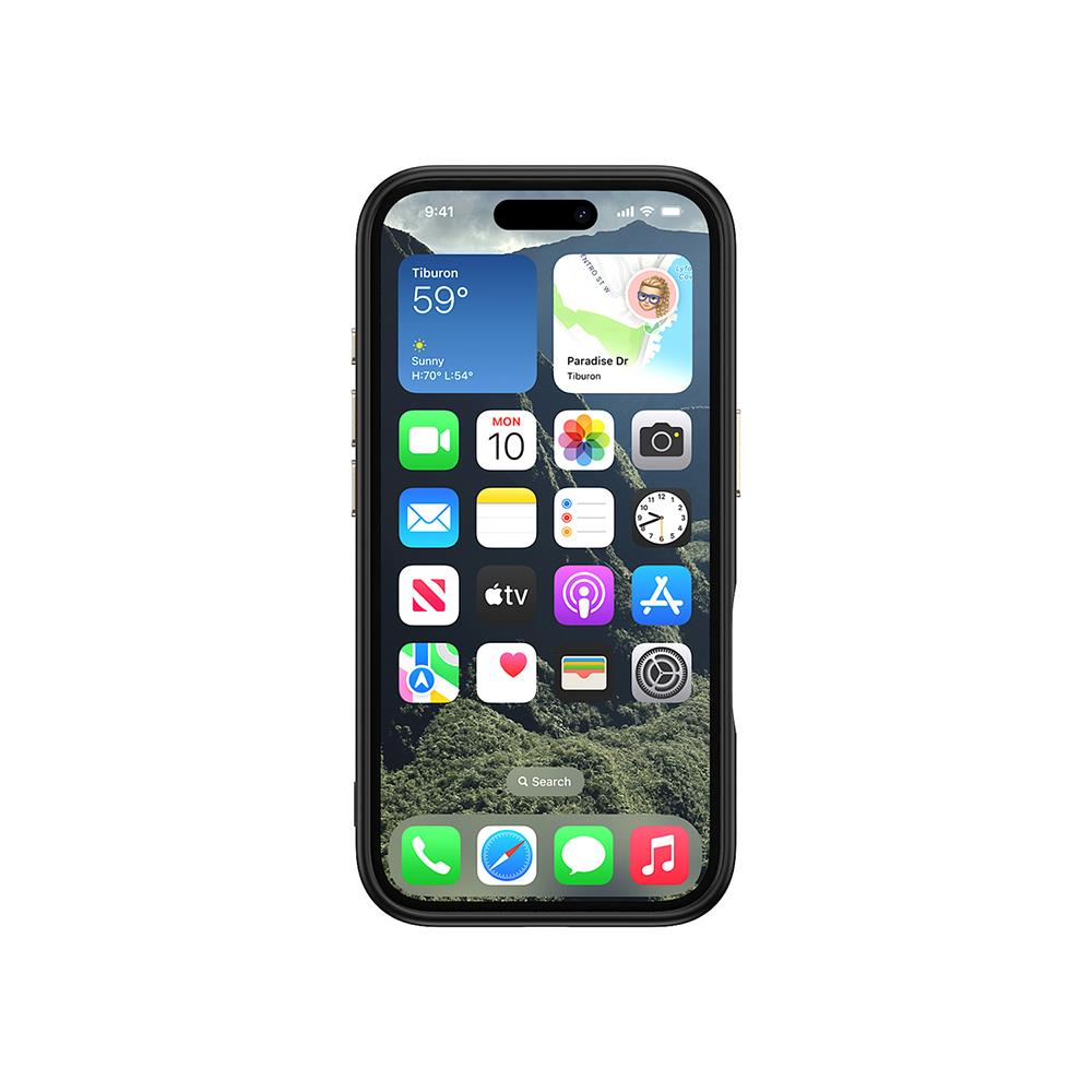 Apple iPhone 16 Plus Kılıf M-safe Şarj Özellikli Karbon Fiber Görünümlü Zore Antina Kapak