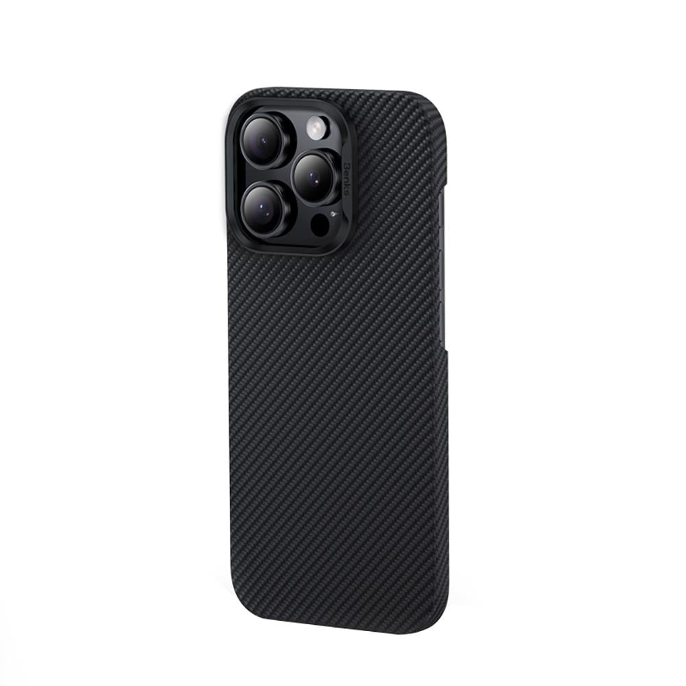 Apple iPhone 16 Pro Kılıf Benks M-safe Şarj Özellikli Metal Kamera Çerçeveli Magnetik ArmorAir 600D Kevlar Fiber Kapak