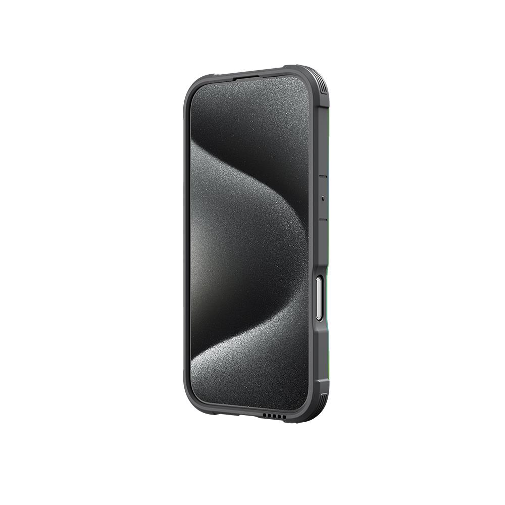 Apple iPhone 16 Pro Kılıf M-safe Şarj Özellikli Airbagli Raptic Shield Serisi Şeffaf Arka Yüzey Kapak