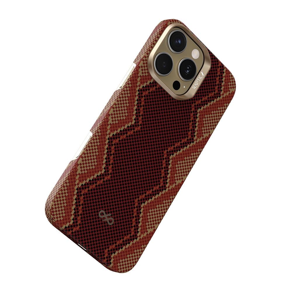Apple iPhone 16 Pro Kılıf M-safe Şarj Özellikli Raptic Aramid Skin Bionic Serisi Kapak