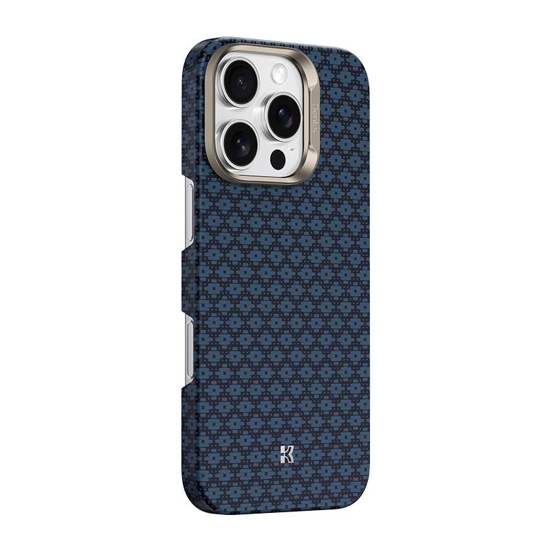 Apple iPhone 16 Pro Kılıf M-Safe Şarj Özellikli Benks ArmorAir ArmorGrid Serisi Kevlar Kapak