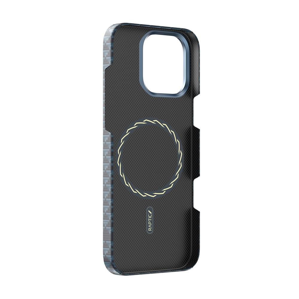 Apple iPhone 16 Pro Kılıf M-safe Şarj Özellikli Raptic Aramid Skin Origin Serisi Kapak