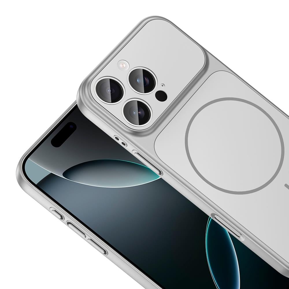 Apple iPhone 16 Pro Kılıf Zore M-Safe Şarj Özellikli Kamera Korumalı Formen Kapak