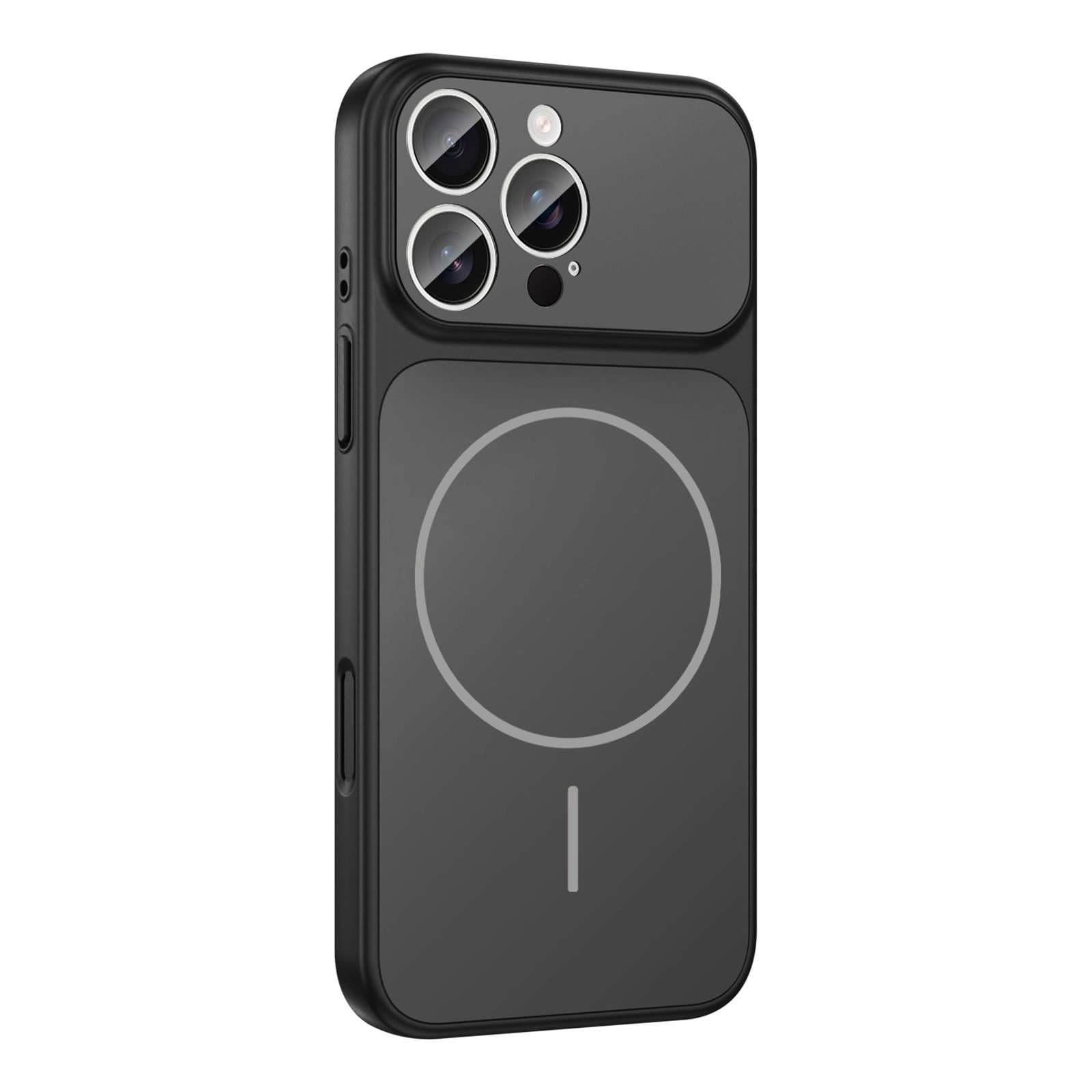 Apple iPhone 16 Pro Kılıf Zore M-Safe Şarj Özellikli Kamera Korumalı Formen Kapak