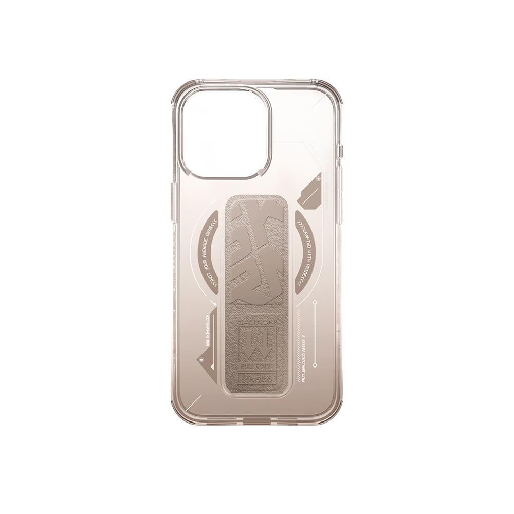 Apple iPhone 16 Pro Max Kılıf M-safe Şarj Özellikli Teknoloji Desenli Standlı Skinarma Helio Kapak