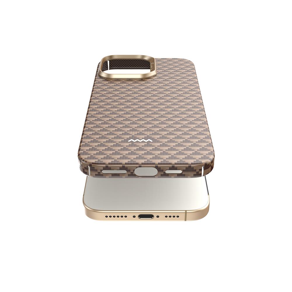Apple iPhone 16 Pro Max Kılıf M-safe Şarj Özellikli Raptic Aramid Skin Origin Serisi Kapak