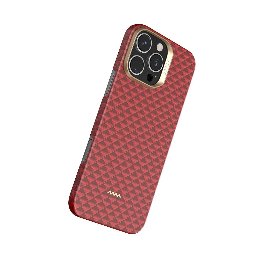 Apple iPhone 16 Pro Max Kılıf M-safe Şarj Özellikli Raptic Aramid Skin Origin Serisi Kapak