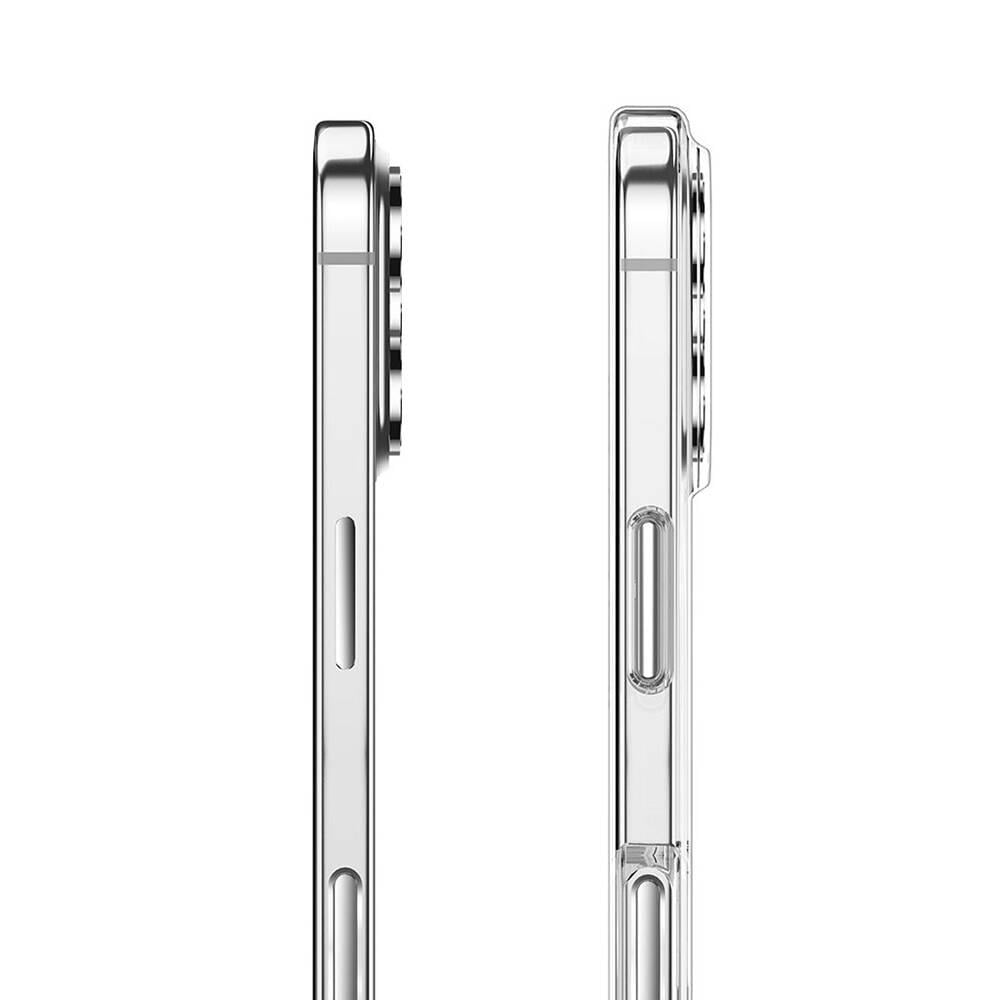 Apple iPhone 16 Pro Max Kılıf M-safe Şarj Özellikli Transparan Sert PC Wlons Pita Kapak