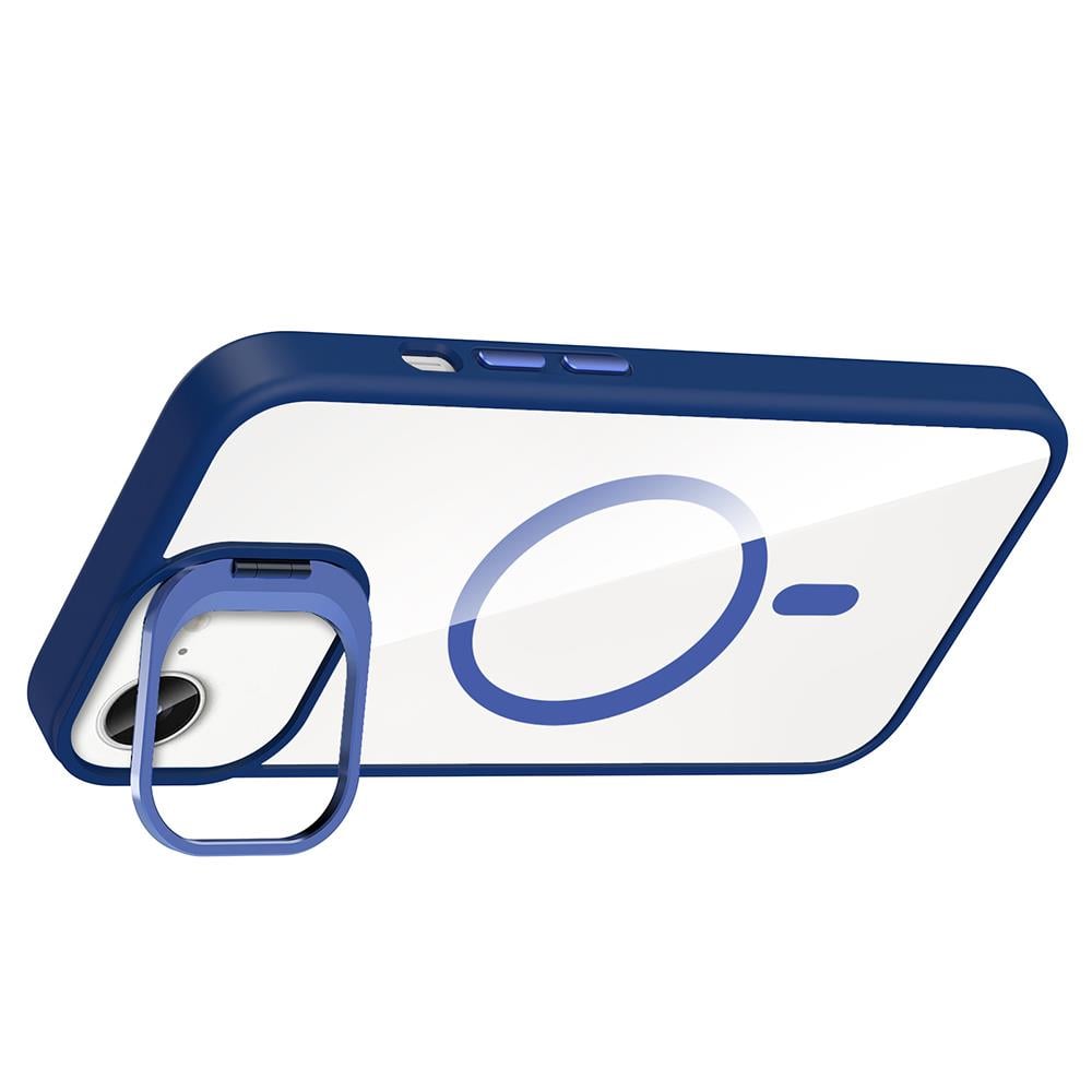 Apple iPhone 16E Kılıf Standlı ve Kamera Lens Hediyeli M-Safe Şarj Özellikli Zore Etro Kapak
