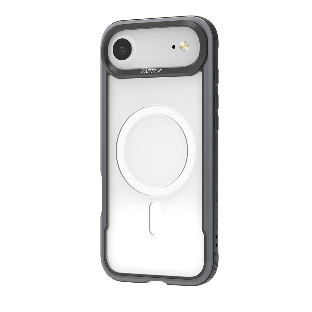 Apple iPhone 17 Air Kılıf M-safe Şarj Özellikli Airbagli Raptic Shield Serisi Şeffaf Arka Yüzey Kapak