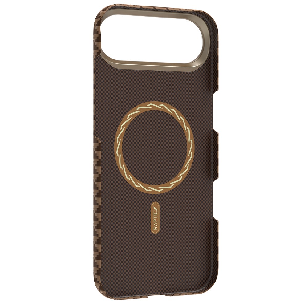 Apple iPhone 17 Air Kılıf M-safe Şarj Özellikli Raptic Aramid Skin Origin Serisi Kapak