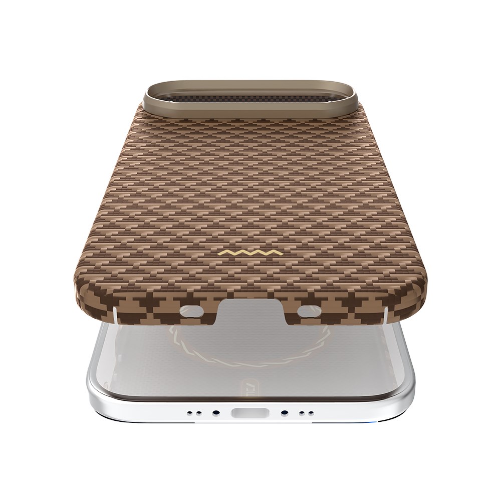 Apple iPhone 17 Air Kılıf M-safe Şarj Özellikli Raptic Aramid Skin Origin Serisi Kapak