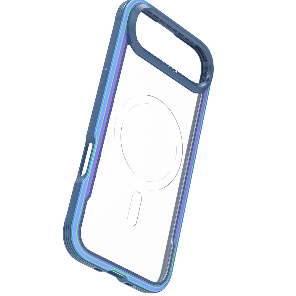 Apple iPhone 17 Air Kılıf M-safe Şarj Özellikli Airbagli Raptic Shield Serisi Şeffaf Arka Yüzey Kapak