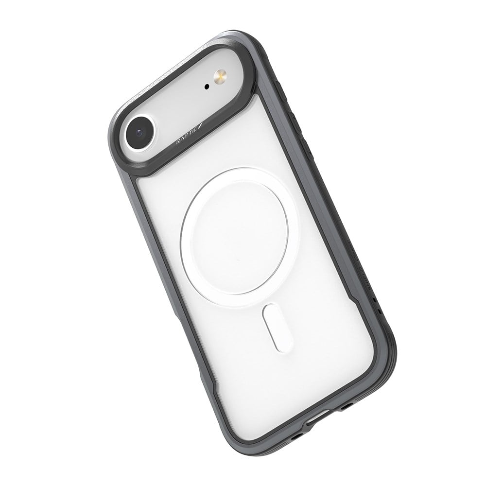 Apple iPhone 17 Air Kılıf M-safe Şarj Özellikli Airbagli Raptic Shield Serisi Şeffaf Arka Yüzey Kapak