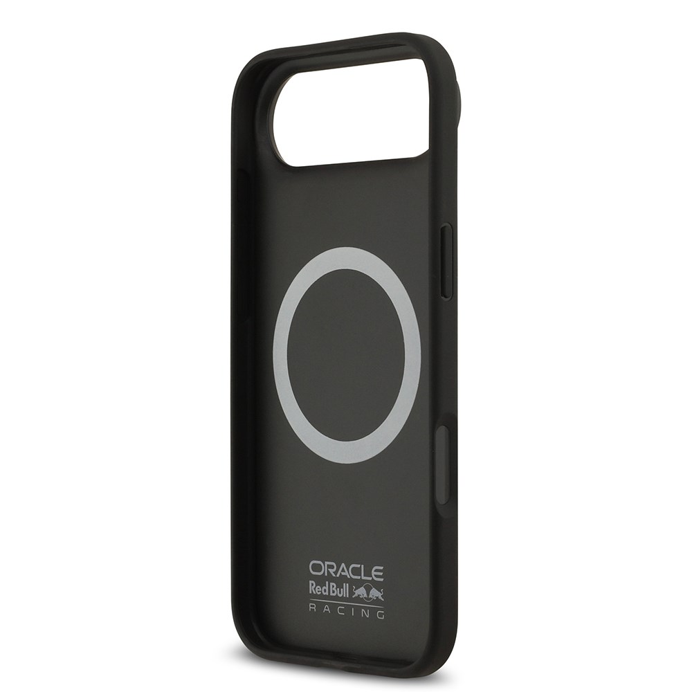Apple iPhone 17 Air Kılıf Redbull Orjinal Lisanslı M-safe Şarj Özellikli Karbon Fiber Parlayan Logolu Kevlar Kapak
