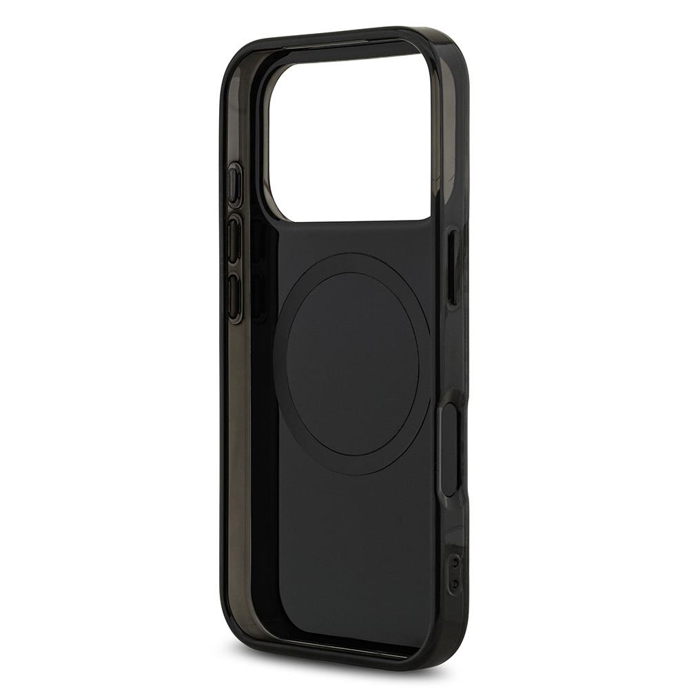 Apple iPhone 17 Pro Kılıf AMG Orjinal Lisanslı M-safe Şarj Özellikli Çift Katmanlı Kırmızı Çapraz Çizgili Kapak