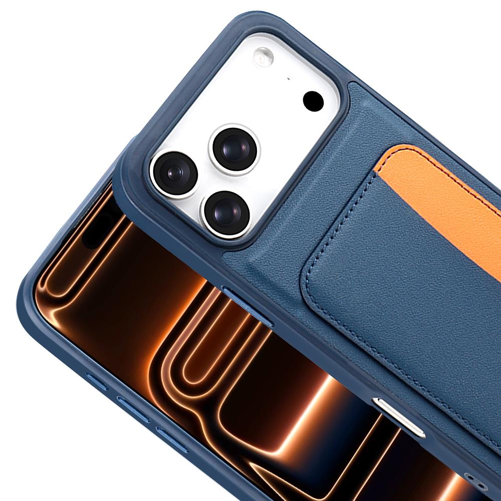 Apple iPhone 17 Pro Kılıf Kartlıklı Zore X-Kart Silikon Kapak
