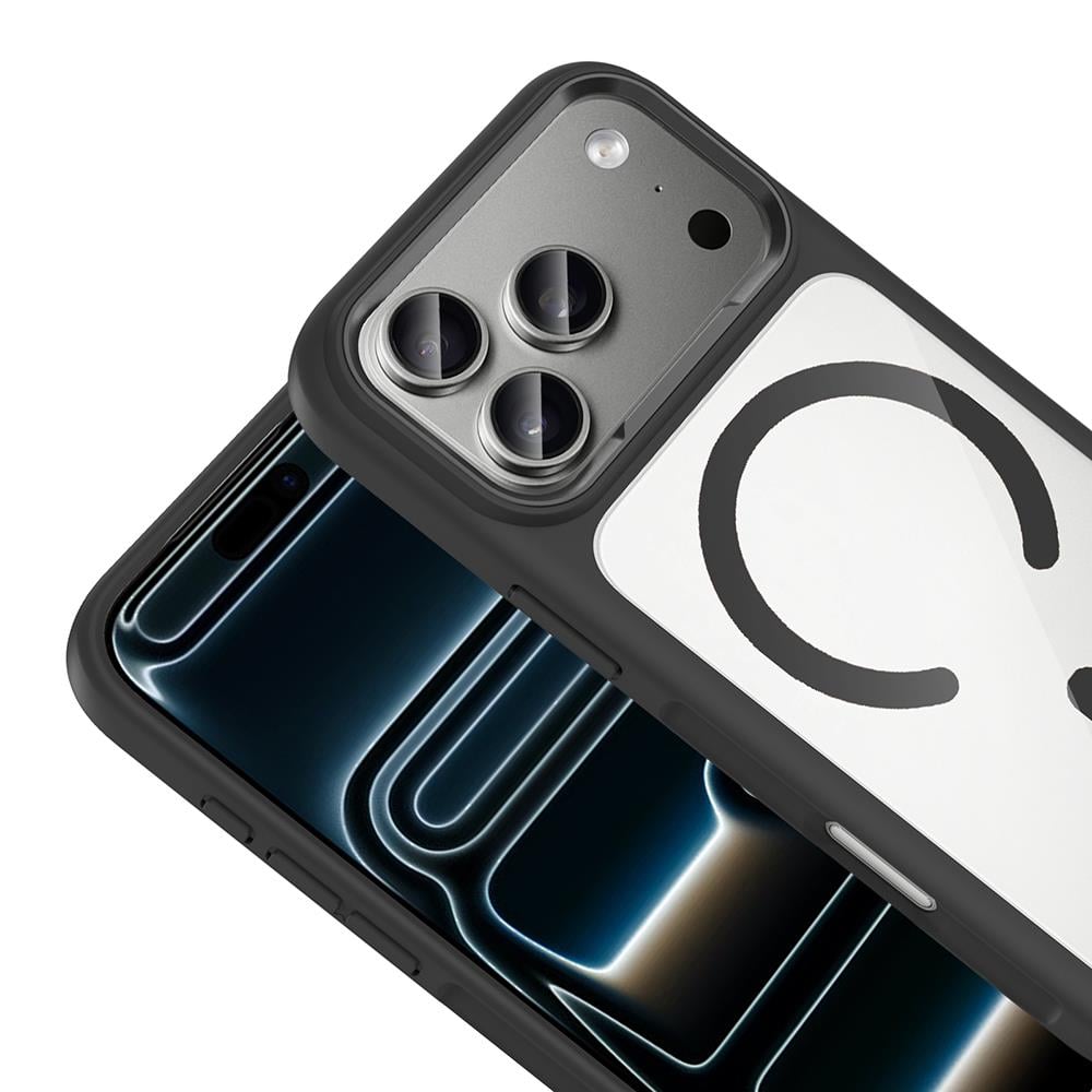 Apple iPhone 17 Pro Kılıf M-Safe Şarj Özellikli Metal Kamera Çerçeveli Zore Tiko Kapak