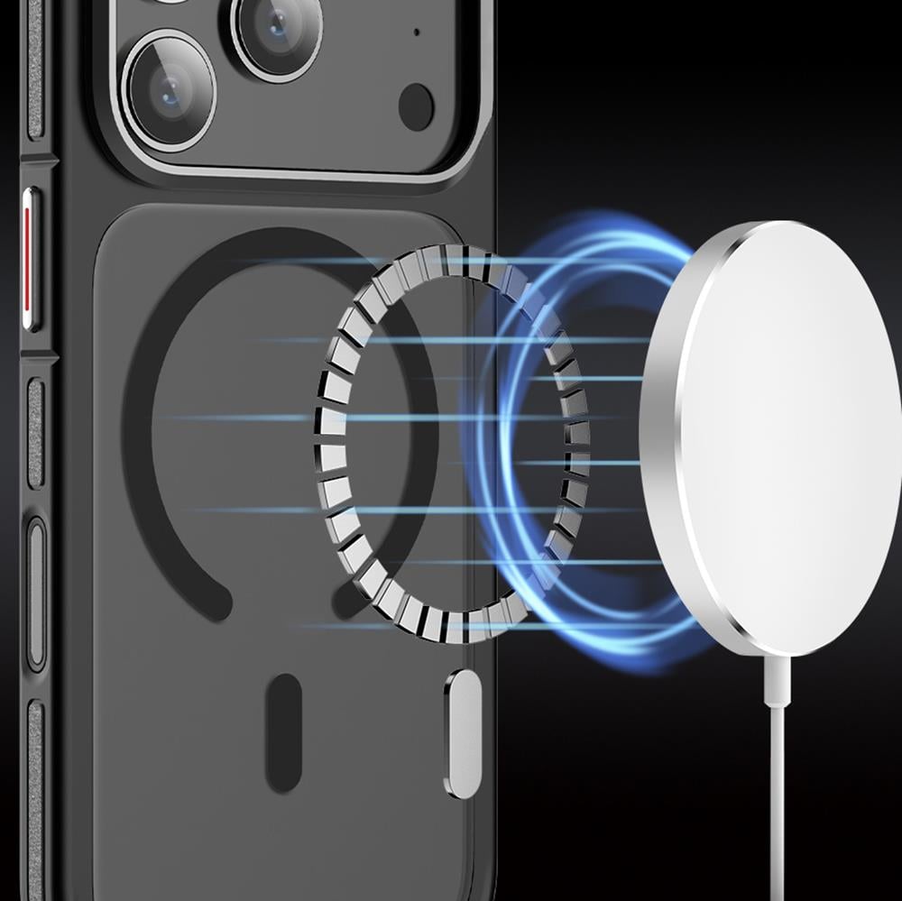 Apple iPhone 17 Pro Kılıf M-safe Şarj Özellikli Mat Görünümlü Wlons Vevo Kapak