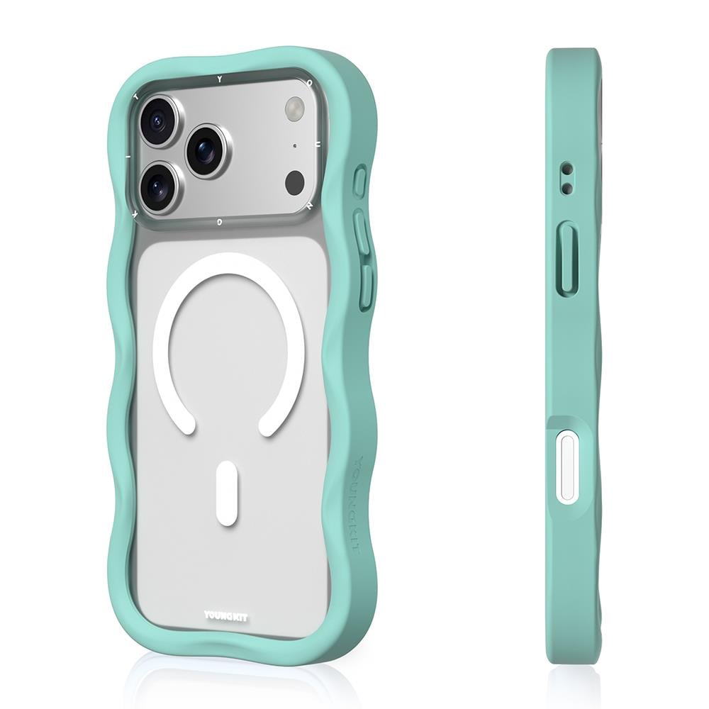 Apple iPhone 17 Pro Kılıf M-safe Şarj Özellikli Standlı Airbag Tasarımlı Mutural Fresh Serisi Kapak