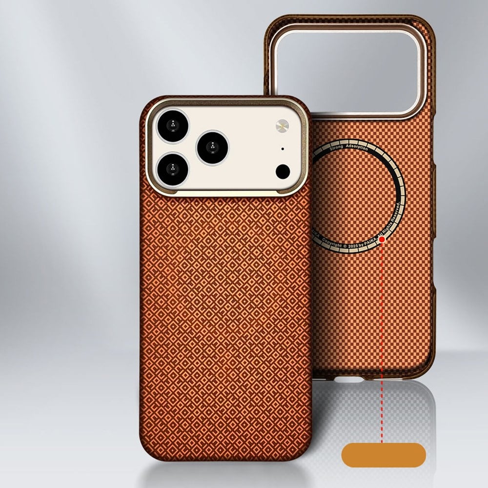 Apple iPhone 17 Pro Kılıf M-Safe Şarj Özellikli Zore Vax Sert PC Kapak