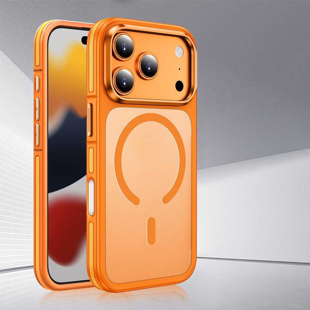 Apple iPhone 17 Pro Kılıf M-safe Şarj Özellikli Mat Görünümlü Wlons Vevo Kapak
