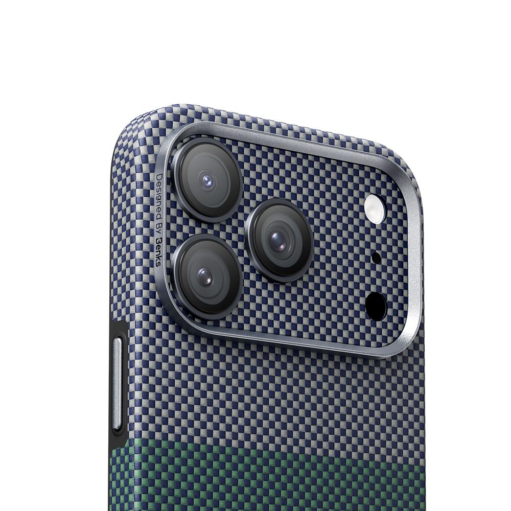 Apple iPhone 17 Pro Max Benks ArmorWarrior Aurora Serisi Kevlar Kamera Lens Koruyucu