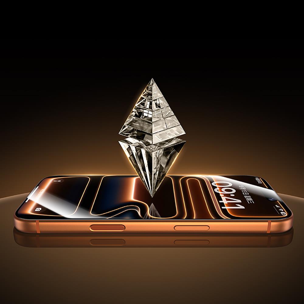 Apple iPhone 17 Pro Max Benks Glass Warrior 2.0 EZFita Safir Cam Ekran Koruyucu + Kolay Uygulama Aparatı